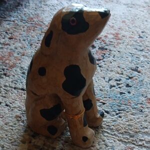 Handcrafted Black and Tan Dog Figurine